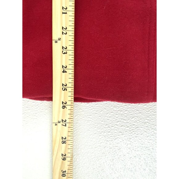 Vntg Preston & York 8P Red Wool-Blend Peacoat Double-Breasted Pocket Fully Lined - Picture 10 of 16